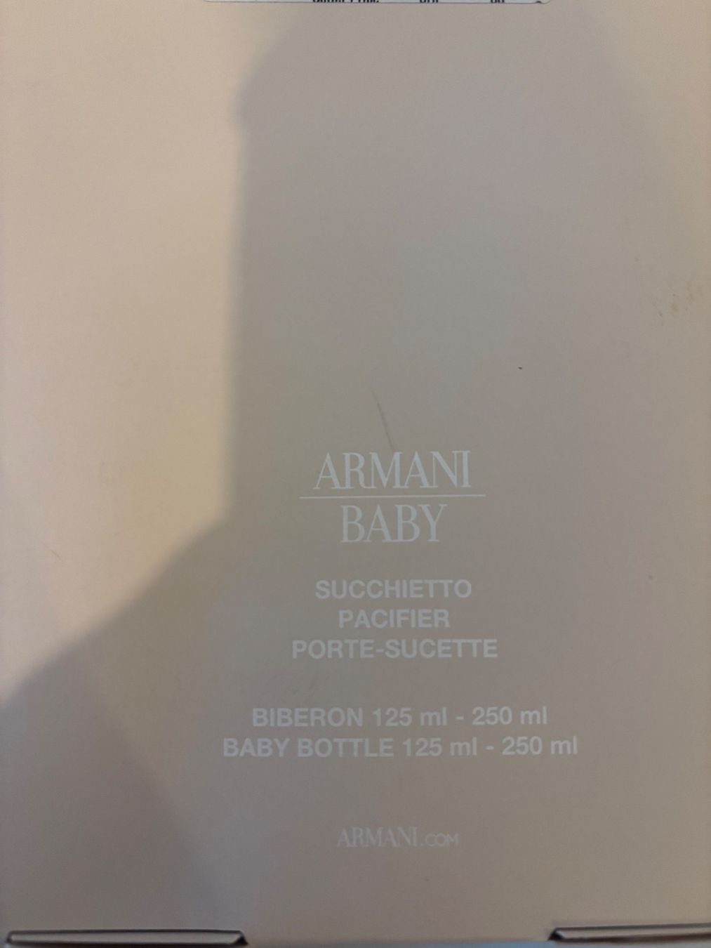 Pasti del neonato: Glasflaschen Baby Set Armani – Nuovo e nell'imballaggio originale da Bern venduto da Iuliia_novova 1