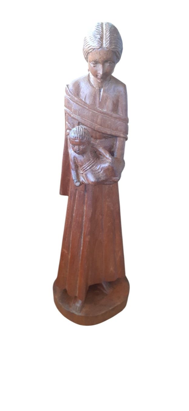 Skulpturen & Statuen: Skulptur Madonna mit Kind – Gebraucht aus Mörschwil von antiksalon 5