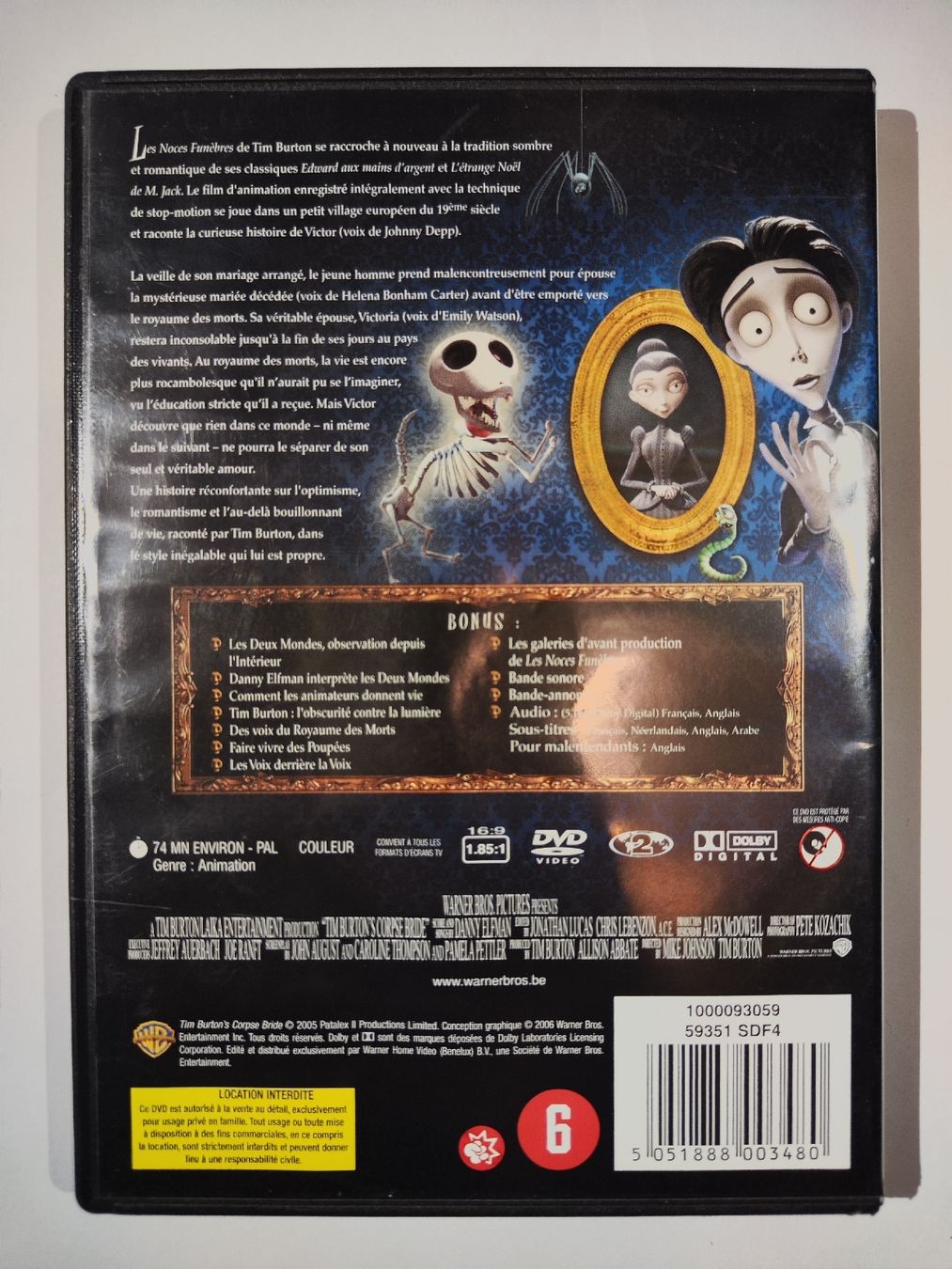 Tutti i DVDs: DVD - Les Noces Funèbres – Usato da Commugny venduto da Teksen 1