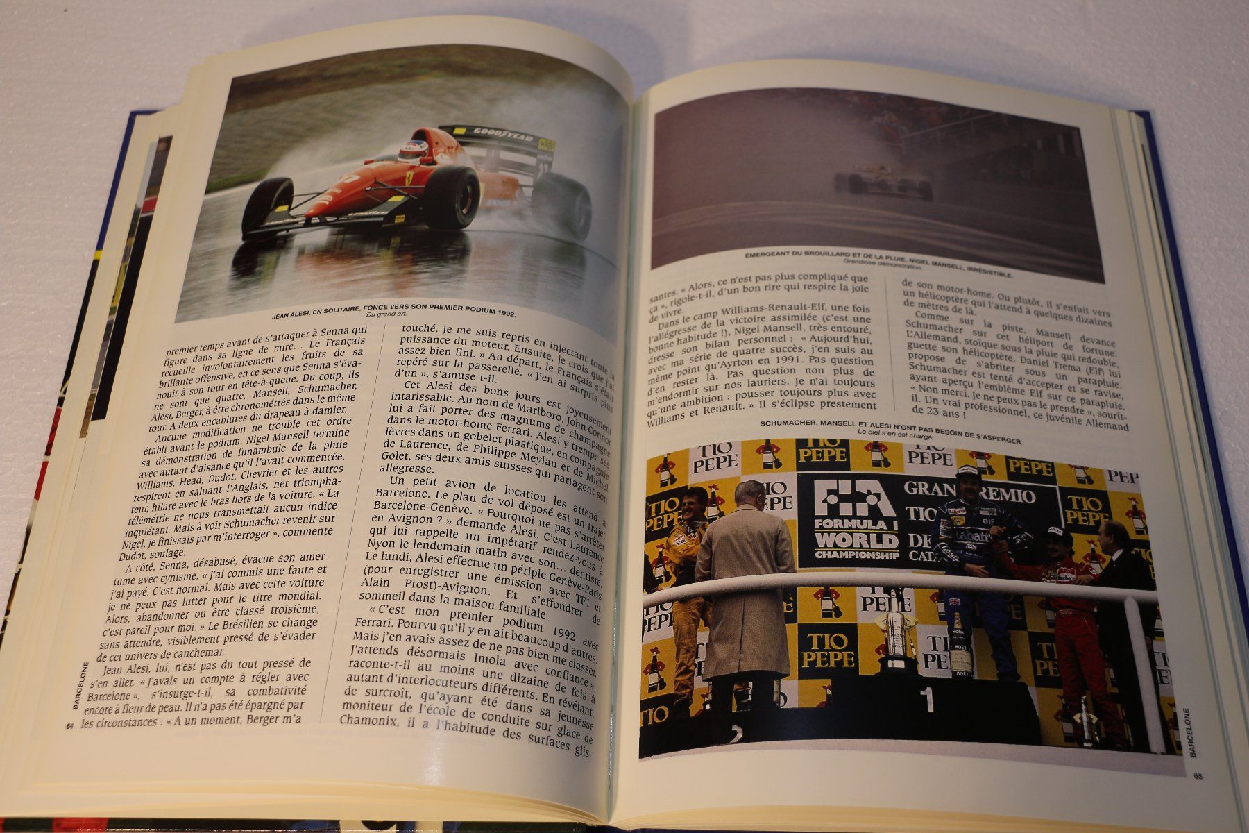 Libri: Le Livre 1992 D`OR De La Formule 1 – Usato da Corminboeuf venduto da corbay 1