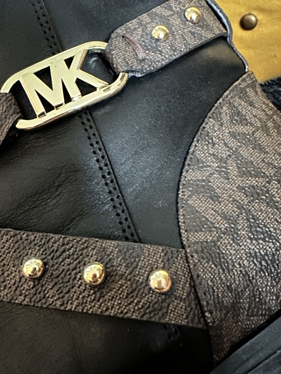 Michael Kors Damenschuhe: MICHAEL KORS leather studded logo ankle boots – Neu (gemäss Beschreibung) aus Wermatswil von Alkinoe 5