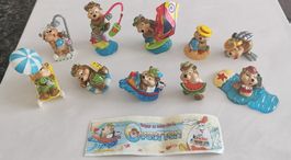 Orsetten 2001 Figuren Kinder Überraschung Bären Komplett