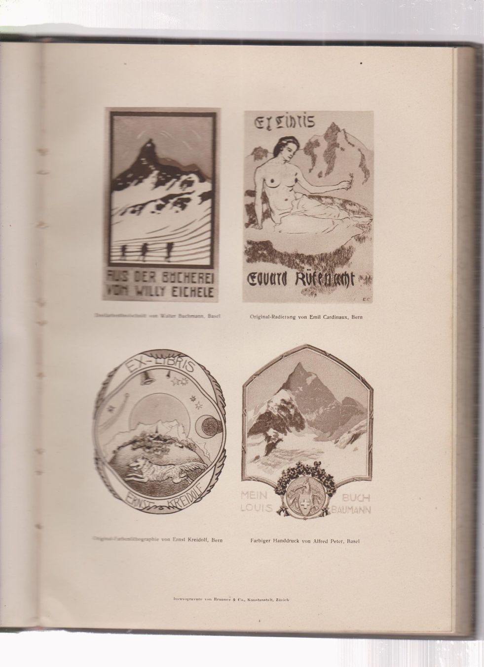 Libri: Ex Libris  und  Jahrbuch SAC von 1916 – Usato da Vitznau venduto da Mina60 2