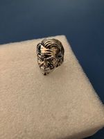 Massiver Bandring "Joker" , silberfarben, Edelstahl, NEU
