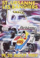 Original Rennprogram St.Ursanne von 1989
