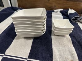 Snackschälchen (7grosse & 3 kleine)