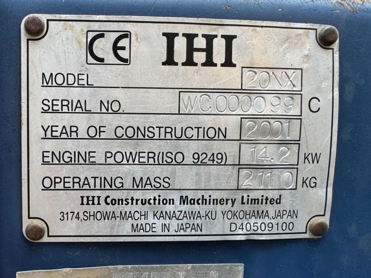 Escavatori: Hutter IHI Bagger 20NX 2.2 Raupenbagger Minibagger – Usato da Niederbipp venduto da baggerch 4
