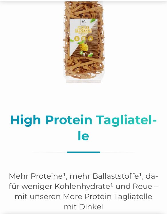 More Nutrition High Protein Tagliatelle | Kaufen Auf Ricardo