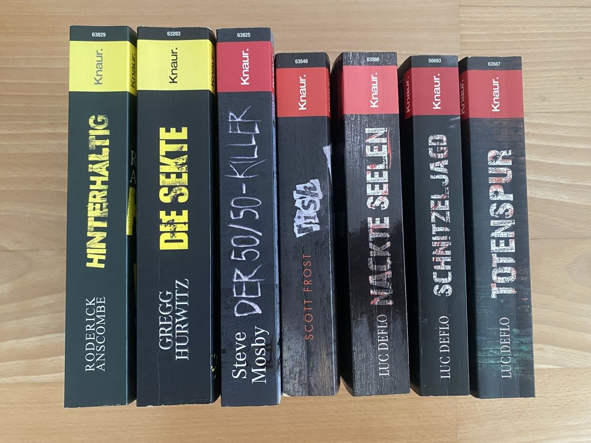 Bücher: Bücherpaket Thriller – Gebraucht aus Rümlang von sno_w8yd