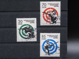 DDR 1986 Sportschützen WM gest.