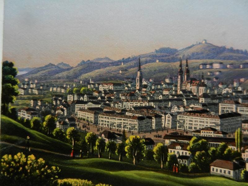 Incisioni: St.Gallen von Dikenmann – Usato da Risch venduto da Rischli15 8
