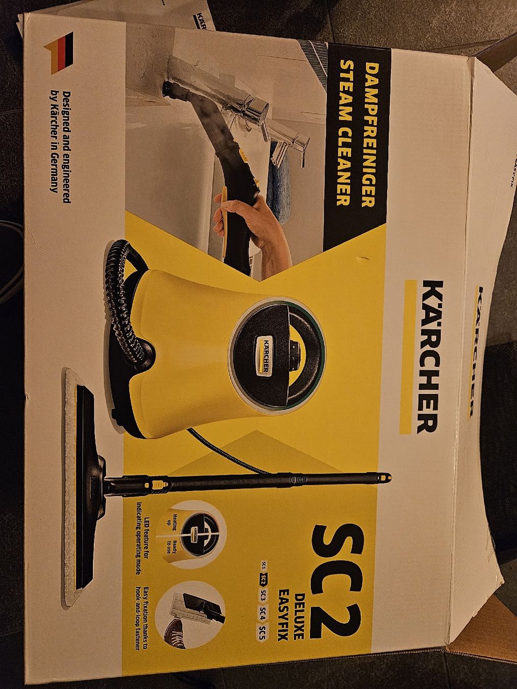 Kärcher Pulitori a vapore: Kärcher Dampfreiniger SC2 Deluxe EasyFix – Nuovo (secondo la descrizione) da Celerina venduto da cor_9yfb 1