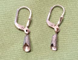 Ohr Ringe / Hänger 925 Silber um 1965