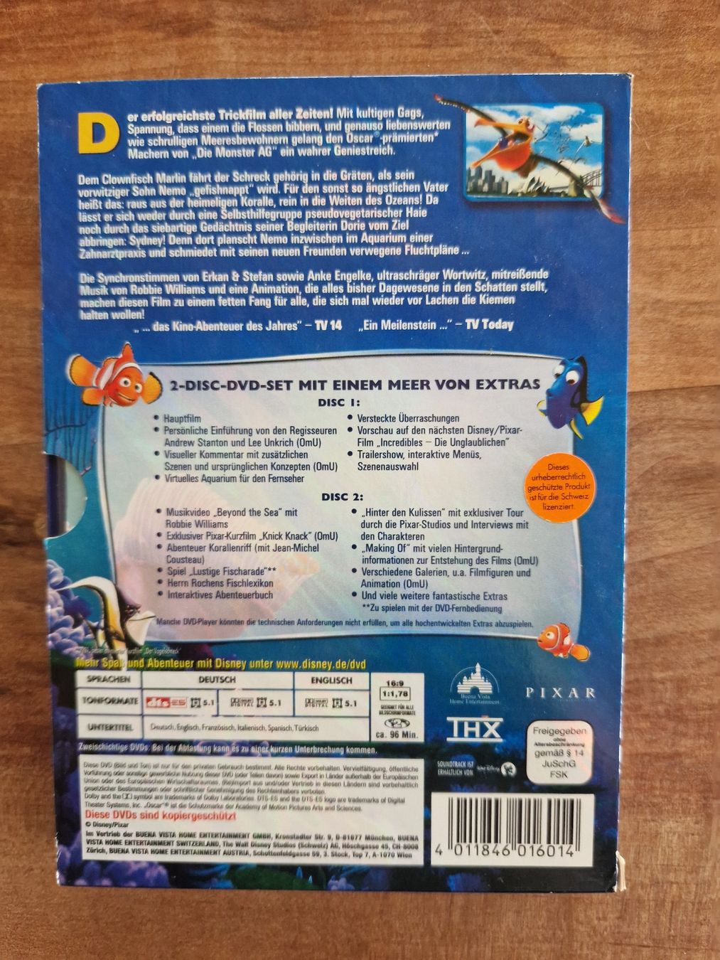 Tutti i DVDs: DVD Findet NEMO – Usato da Giswil venduto da monimaus08 1