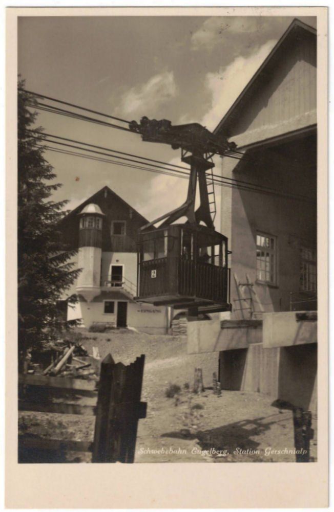 Cartoline postali: Engelberg - Luftseilbahn Gerschnialp--Trübsee – Usato da Binningen venduto da Mountainrider