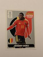 Silver Panini Sticker Jérémy Doku WM 2026 