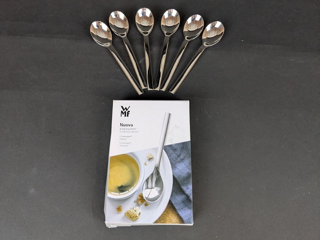 WMF Löffel: WMF Nuova 6er Set Espressolöffel – Neu (gemäss Beschreibung) aus Thun von Restwert_Thun