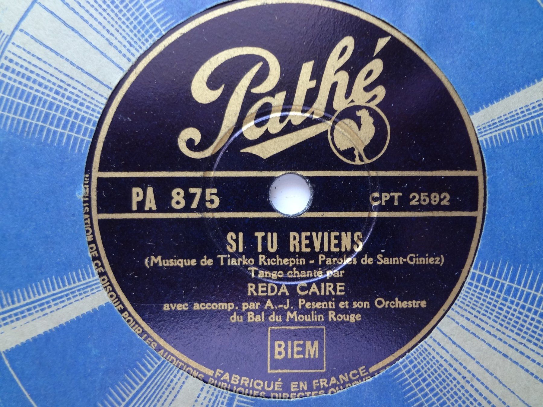 Vinyles: 8x 78tours- Pauline Carton- R.Caire- Edith Burger-E.Buffet + – D'occasion à Aigle par Robflac55 6