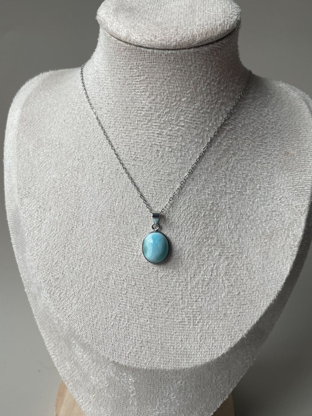 Anhänger: Larimar-Cabochon-02 – Neu und originalverpackt aus Schiers von sisikristall 4