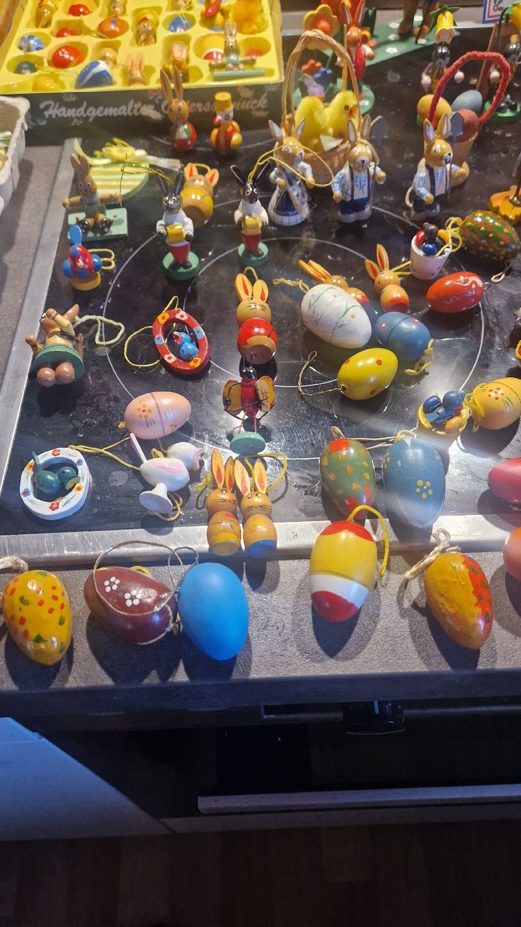 Tutte le decorazioni: Sächsische Osterdeko. Ex DDR. – Usato da Wetzikon ZH venduto da Oldieslover 2