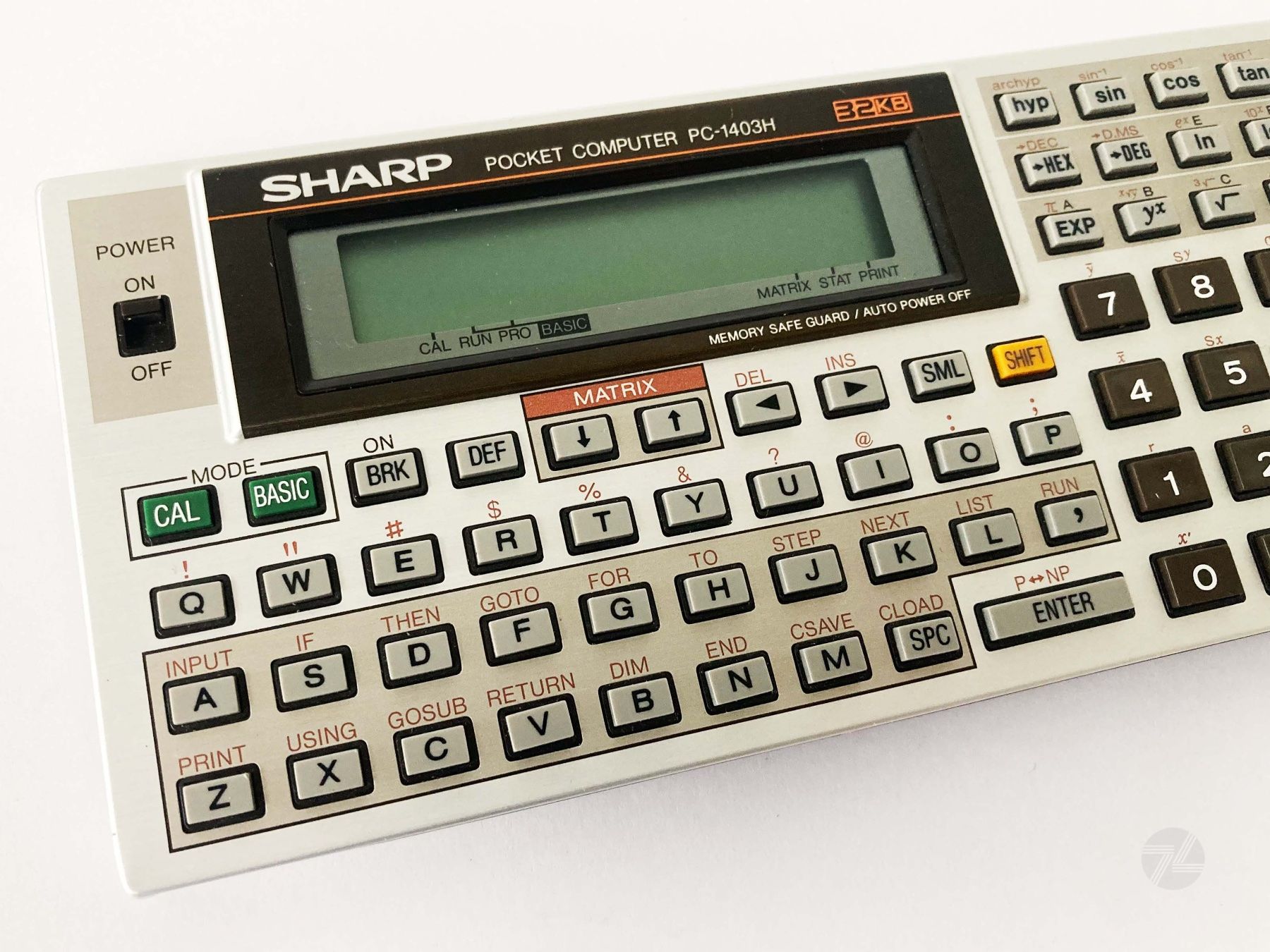 Sharp Taschenrechner: SHARP PC 1403H 32KB Pocket-Computer Basic Vintage Calculator – Gebraucht aus Wetzikon ZH von cyan74 2