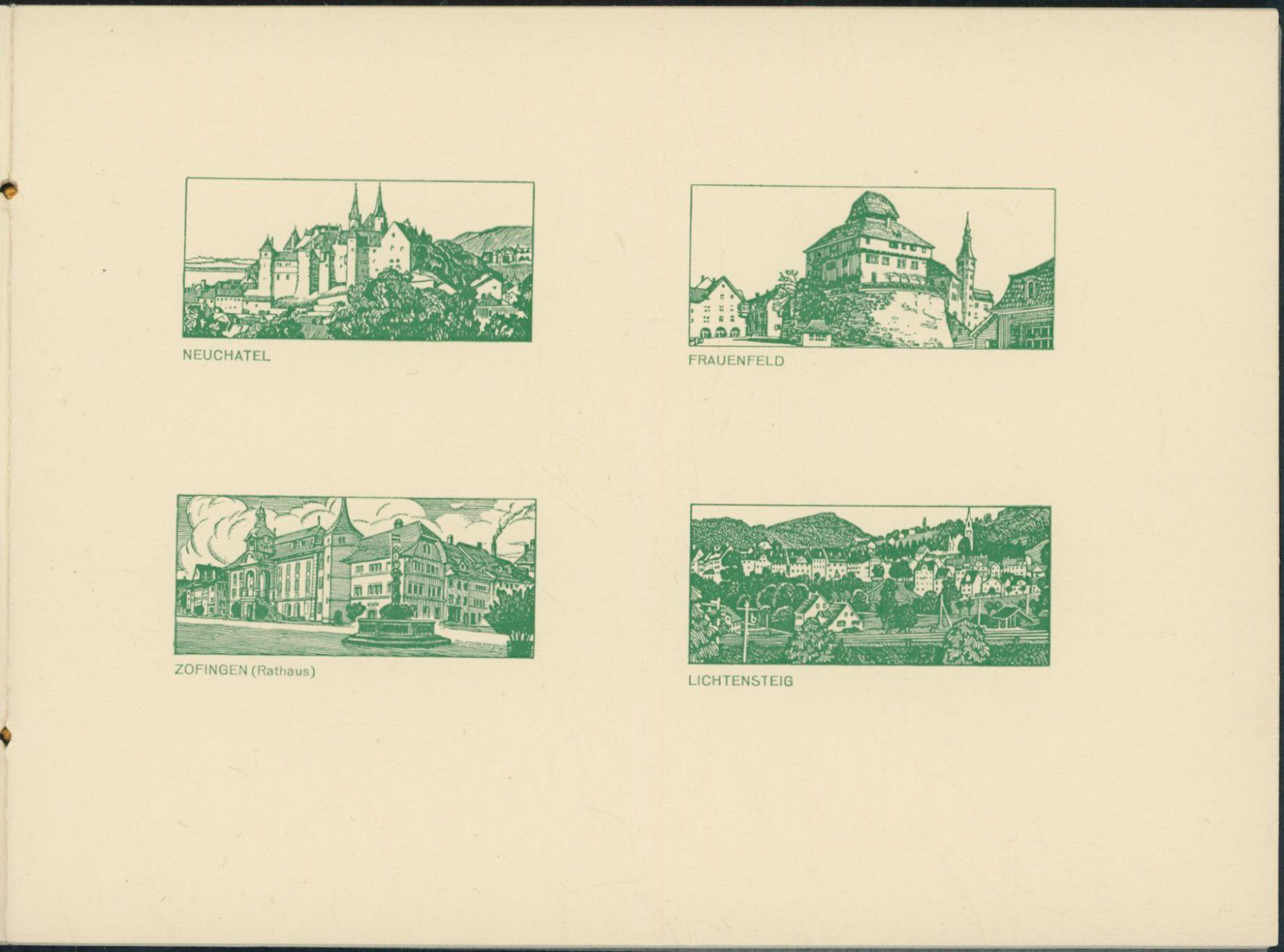 Alle Briefmarken: 1924 - Ganzsache - Probe Geschenkheft - Bildpostkarte – Neu (gemäss Beschreibung) aus Schindellegi von leecollect 3