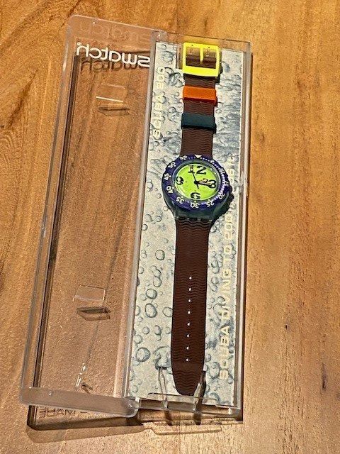 Swatch Orologi: Swatch SDN103 Scuba 200 SPRAY-UP 1992 – Nuovo (secondo la descrizione) da Sirnach venduto da Archimede8 1