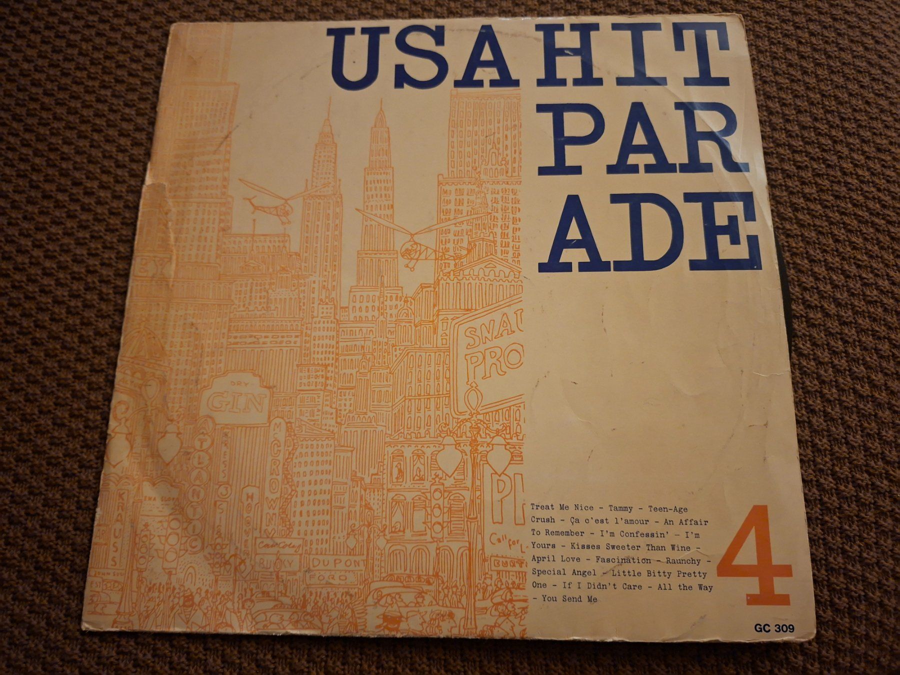 Schallplatten: Rare Rock & Roll LP - USA Hit Parade 4 - Ex Libris – Gebraucht aus Bernex von Wannabehasbeen01