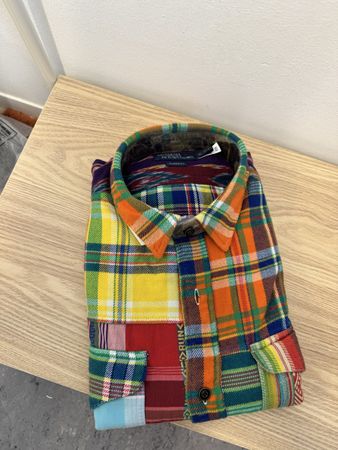Polo Ralph Lauren Flanell Hemd Bunt XL Vintage RARE