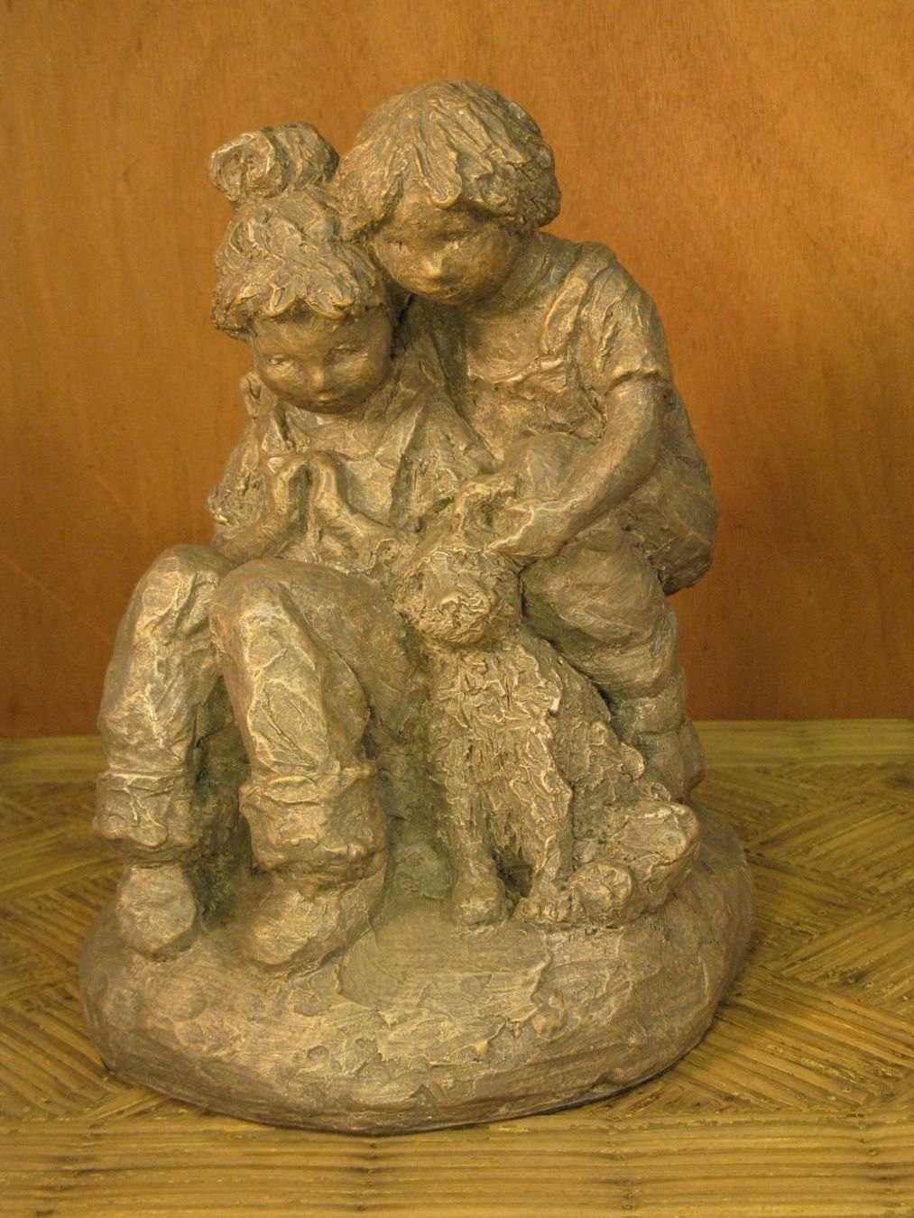 Statuette: Austin-Gruppe "Tierliebe" – Usato da Altstätten venduto da antikundart