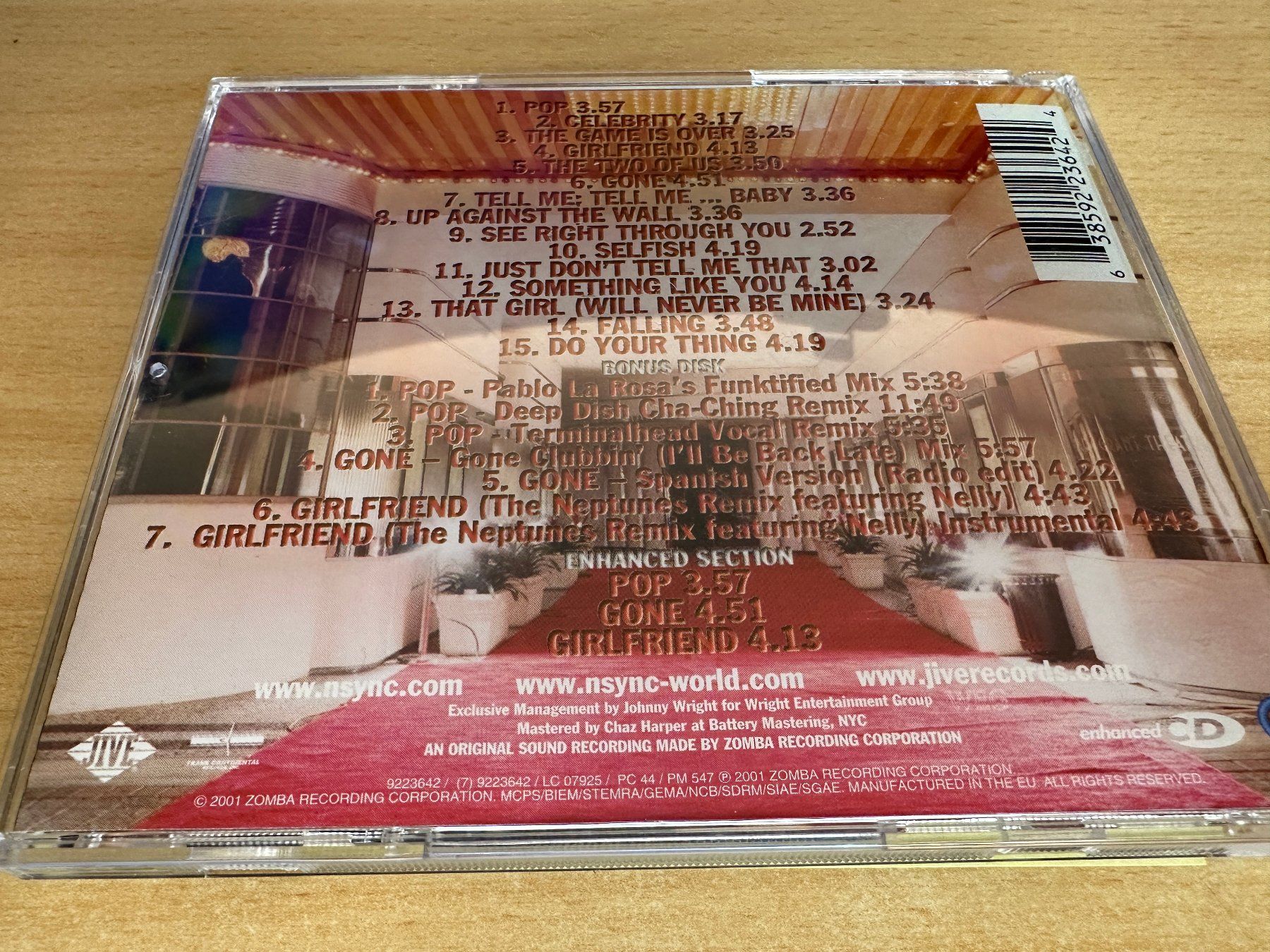 CDs: *NSYNC – Celebrity - CD & Enhanced – Gebraucht aus Rikon im Tösstal von Alpenmutz 1