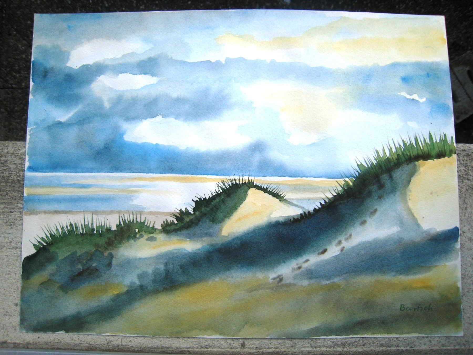 Dipinti: Original Aquarell "Nordsee" – Usato da Pratteln venduto da Bluebird97