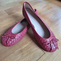 Leichte Ballerina Lederschuhe GEOX RESPIRA, Grösse 38.5
