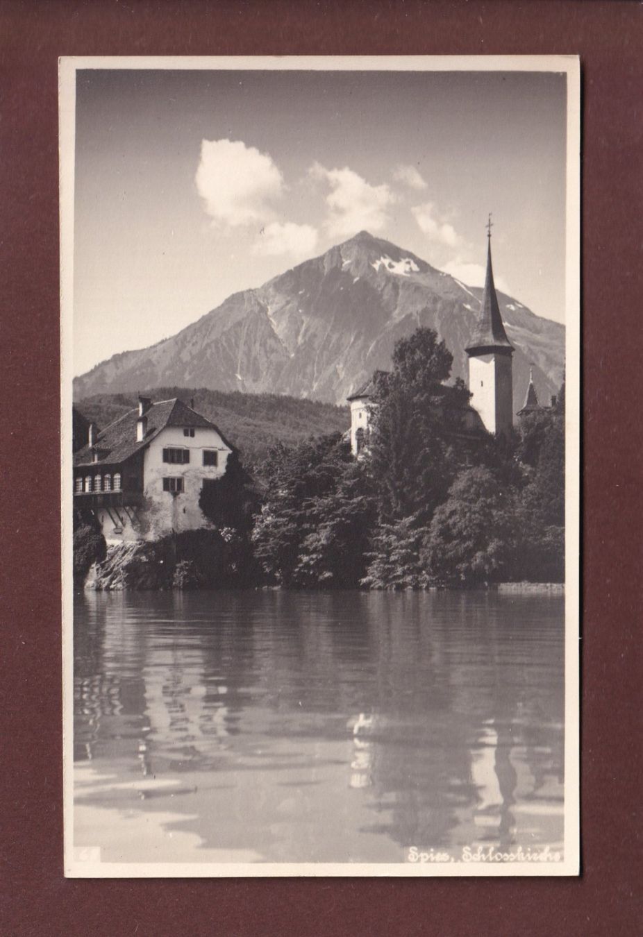 Cartoline postali: SPIEZ - Schlosskirche – Usato da Pully venduto da nicecards
