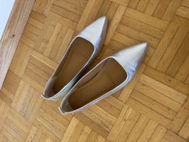 Ballerinas silber Grösse 40 Marc O'Polo mit Karton