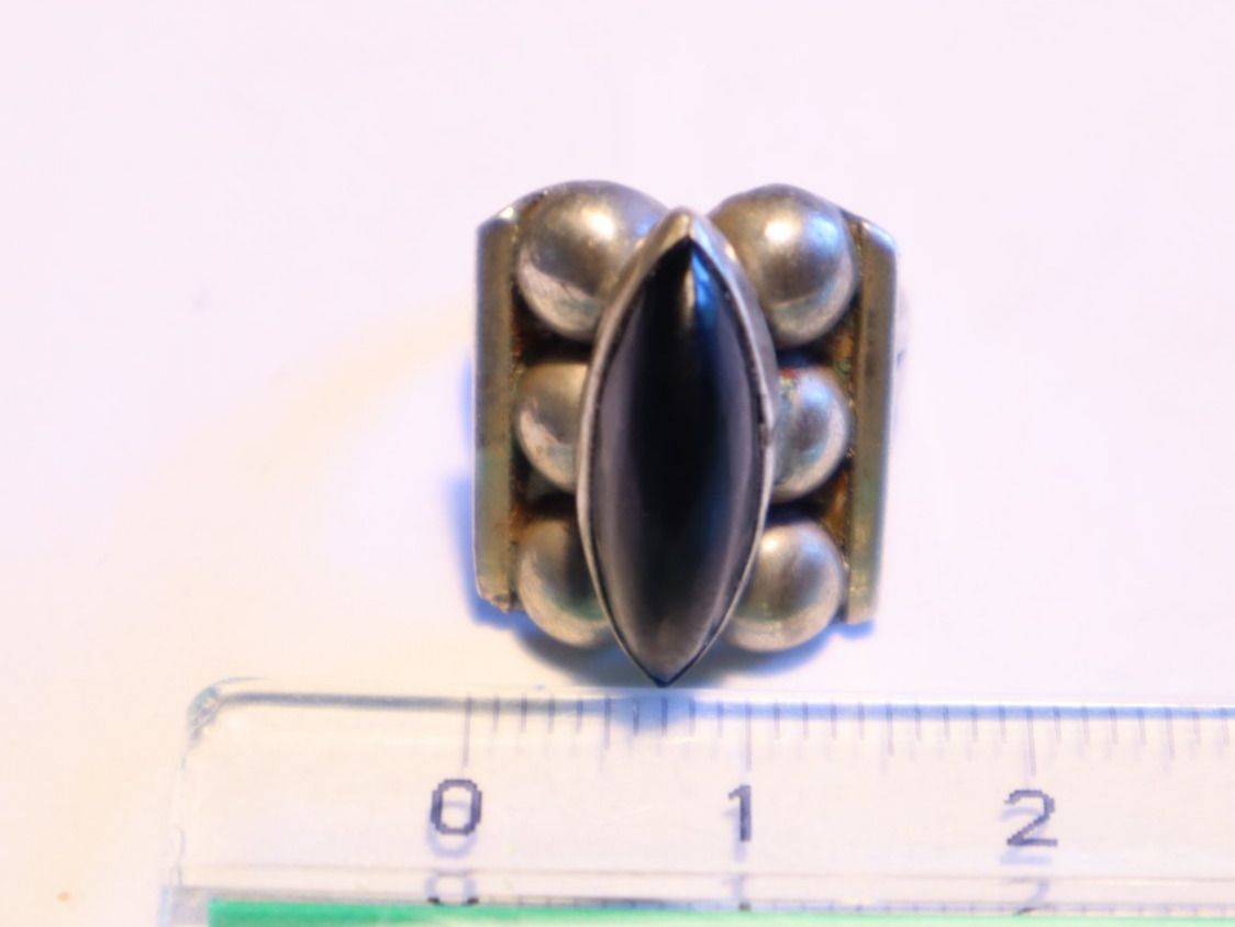 Ringe: Mexico Silber Damen Ring mit Onyx Edelstein Gr 47 – Gebraucht aus Baden von TellsKuchenhaus 8