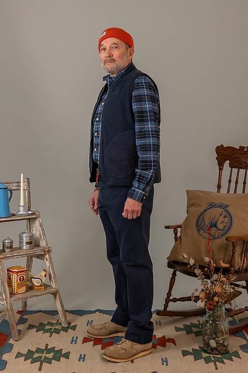 Gilet & Giacche: Hen's Teeth PADDED CANVAS VEST  – Nuovo e nell'imballaggio originale da Goldau venduto da locherrogerio 2