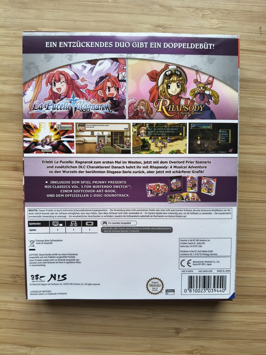 Spiele: Prinny Presents NIS Classics Volume 3 (Switch) – Gebraucht aus Riedholz von ste_96cd 1