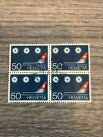 Schweiz Marke Helvetia, 50 Rappen, Flughafen Genf Top!