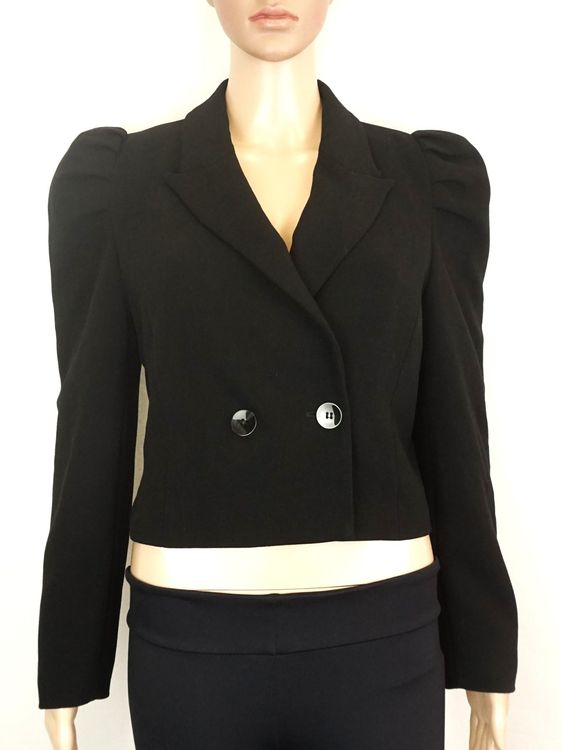 Herbst* kurzer Zara Blazer schwarz S (Gebraucht) in Pratteln