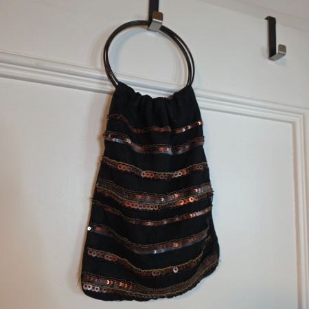 Vintage Style Tasche Morgan mit Pailletten elegant