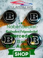 Mercedes Brabus Nabendeckel 75 mm Nabenkappen, Radkappen