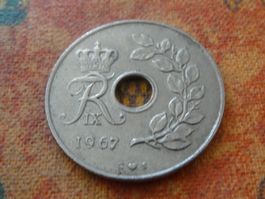 DANEMARK  25  Ore  1967