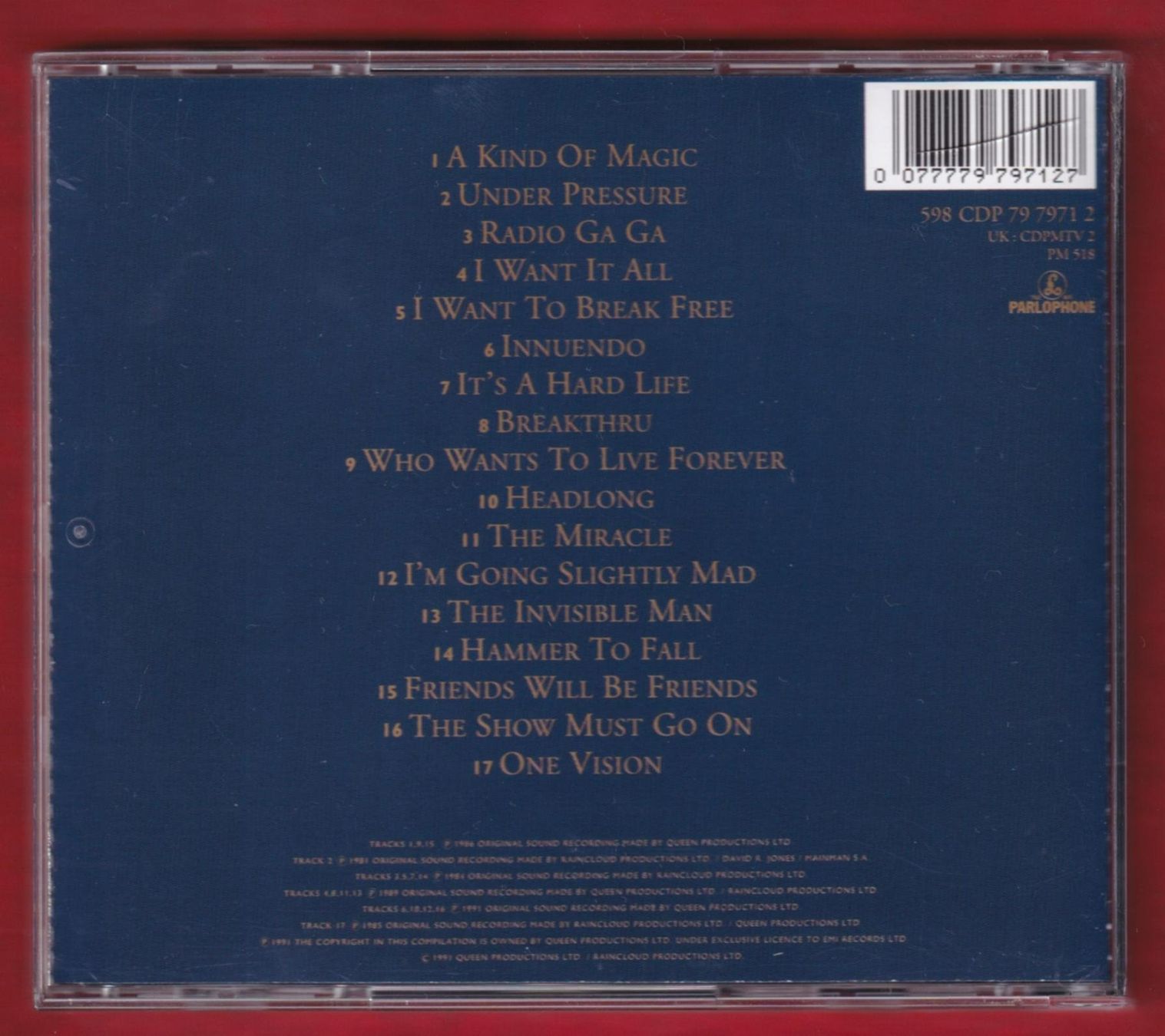 CD: Queen - Greatest Hits II (CD) – Usato da Zürich venduto da Pfluftl2000 1
