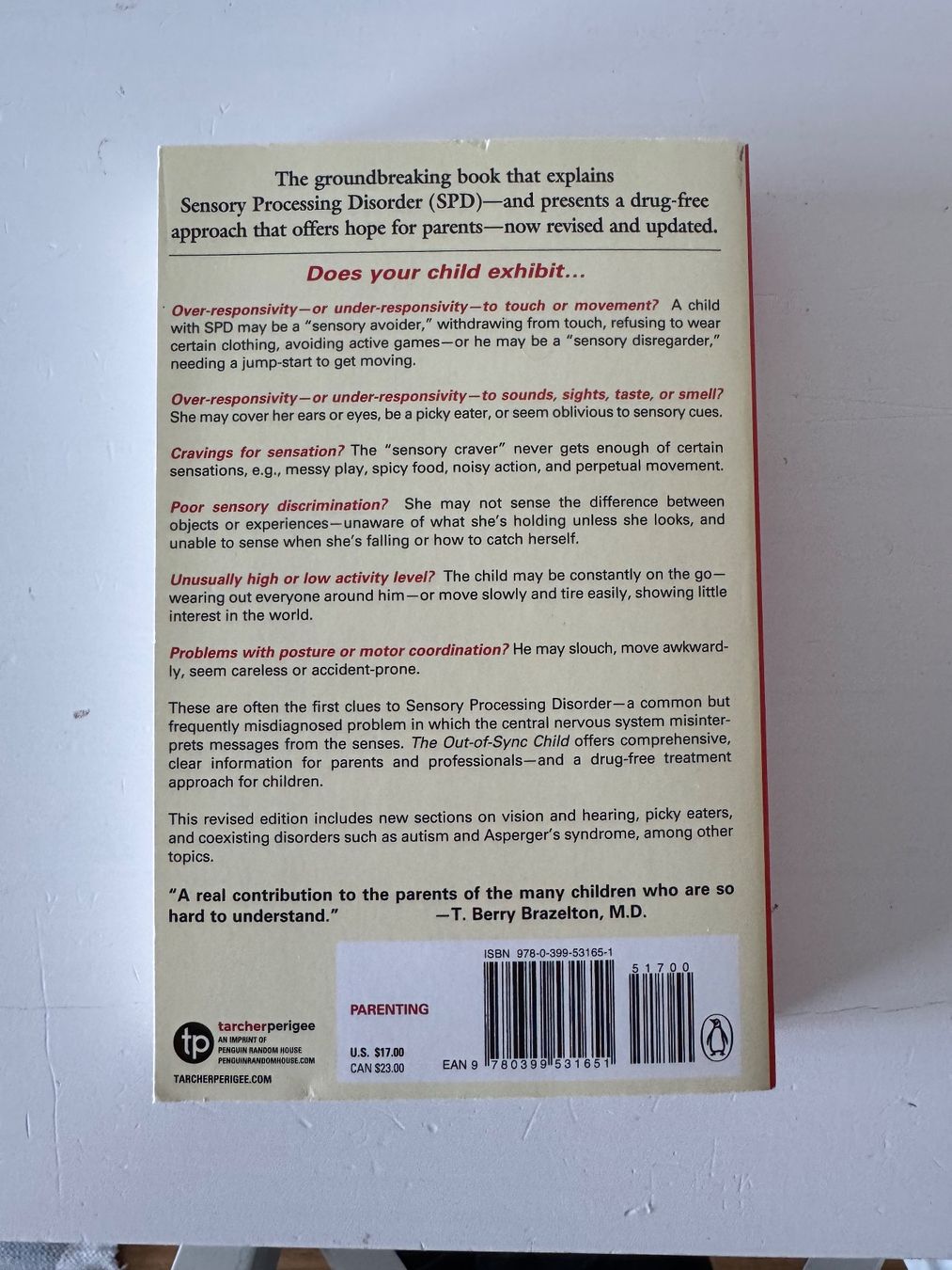 Libri: The out-of-sync child – Usato da Zug venduto da sil_j6rl 2