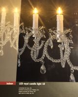 LED Lichterkette, 9m, Indoor, Kerzen-Look, Neuwertig!