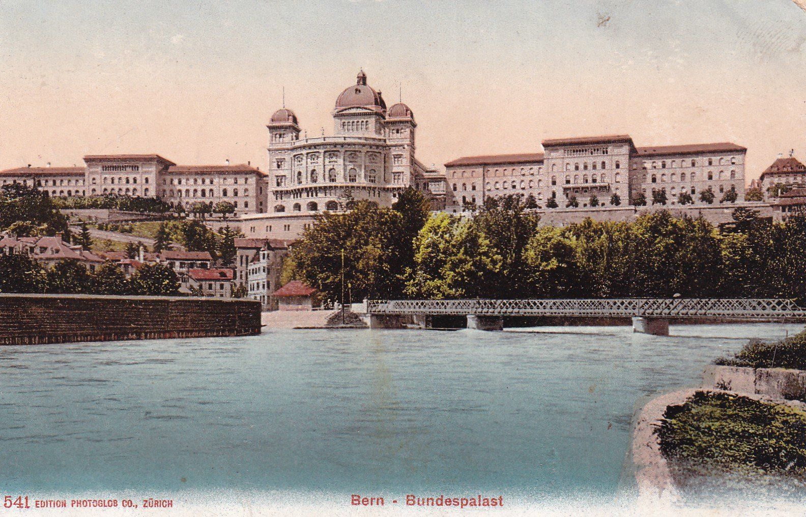Cartoline postali: Bern - Bundespalast  1906 – Usato da Cormoret venduto da Pascalll2001