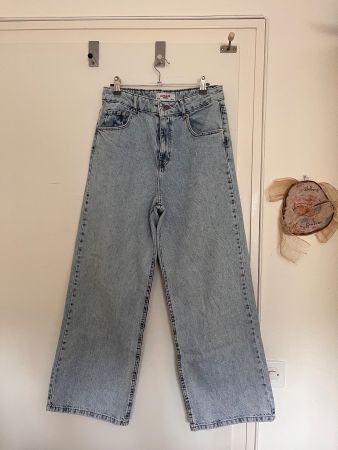 Jeans larges bleu très clair