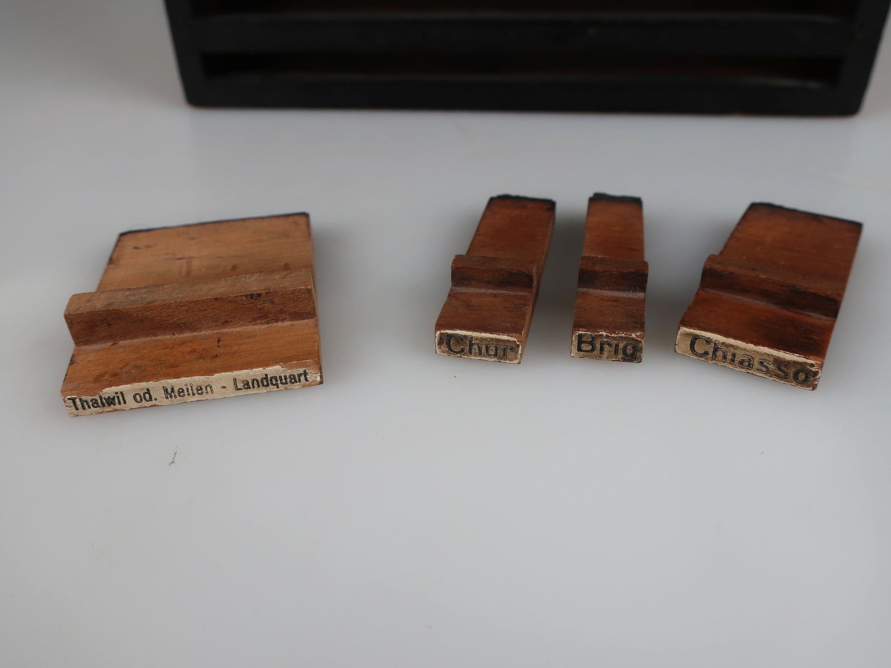 Stempel: Historischer Bahn Billett-Stempel Kasten – Gebraucht aus Volketswil von brockipfannenstil 5