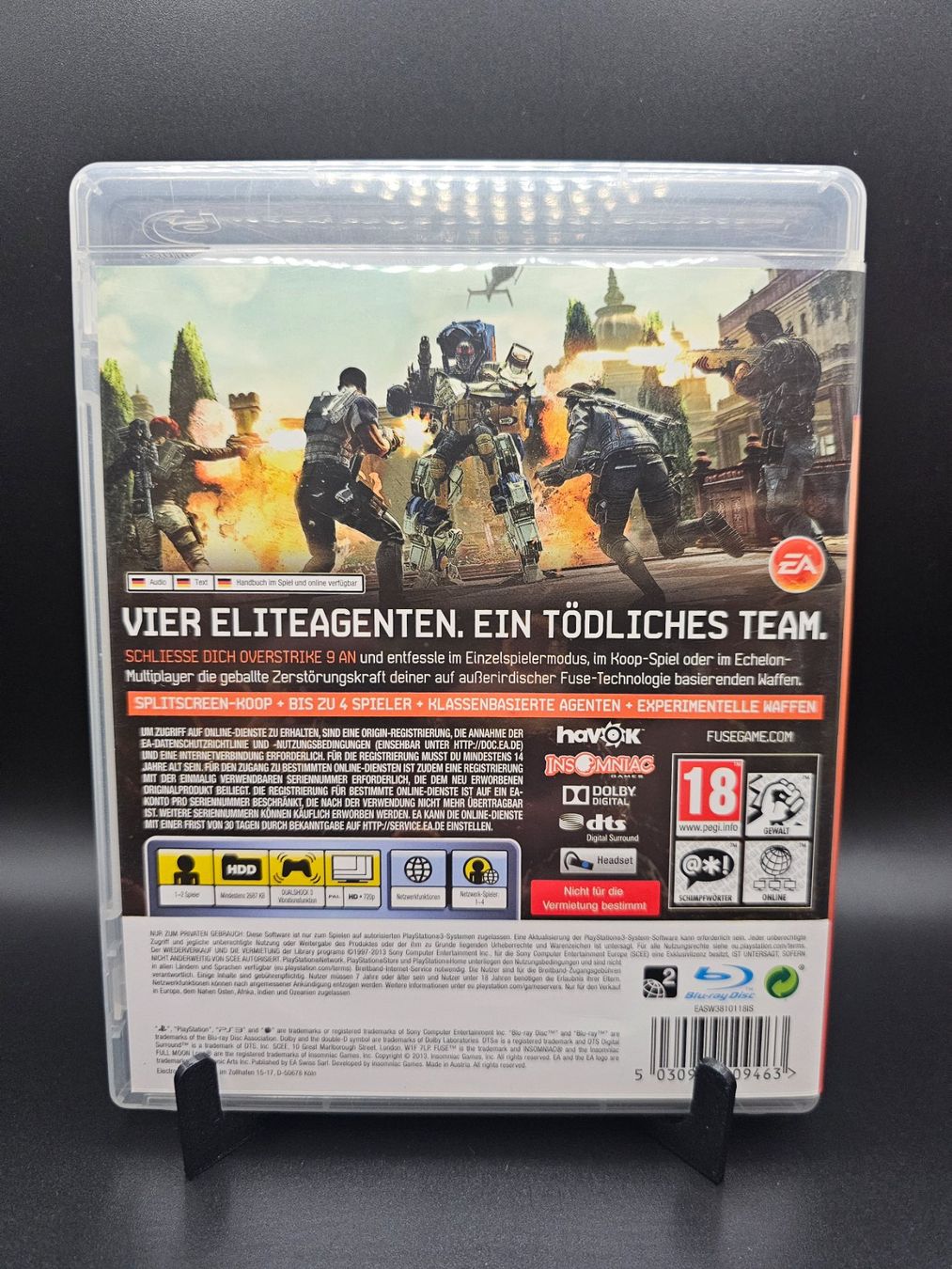 Sony Giochi: FUSE (PS3 Spiel) – Usato da Holziken venduto da Miglioregamesnmore 1